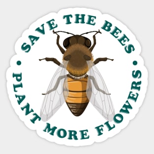 Save The Bees Sticker